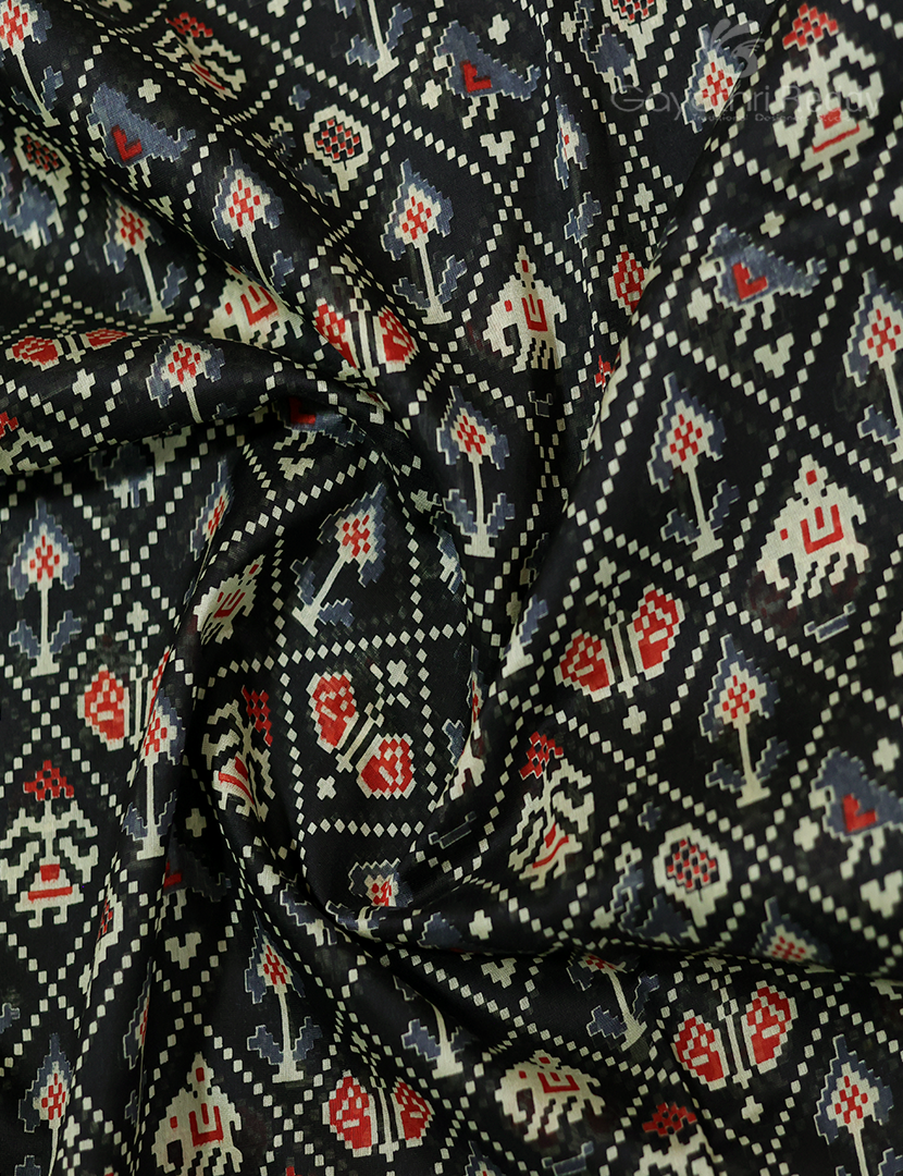 PURE KALAMKARI CHANDERI-KCS38