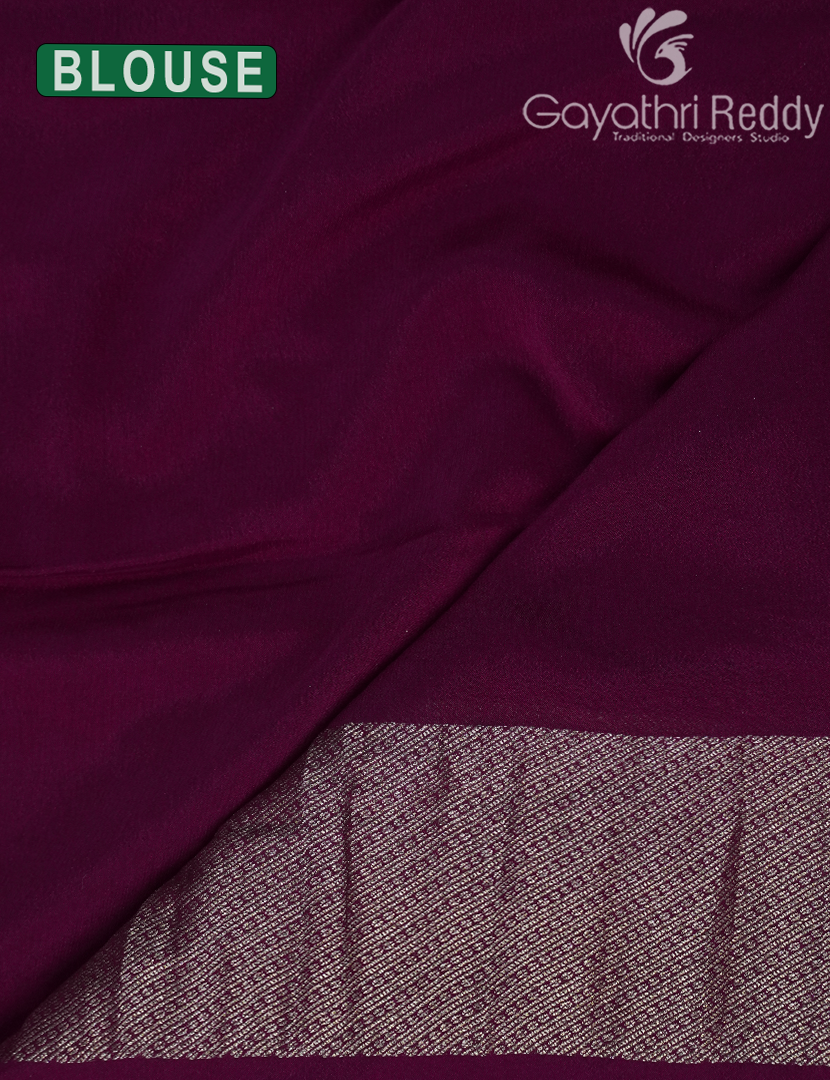 SEMI MYSORE CREPE SAREE-SMC338