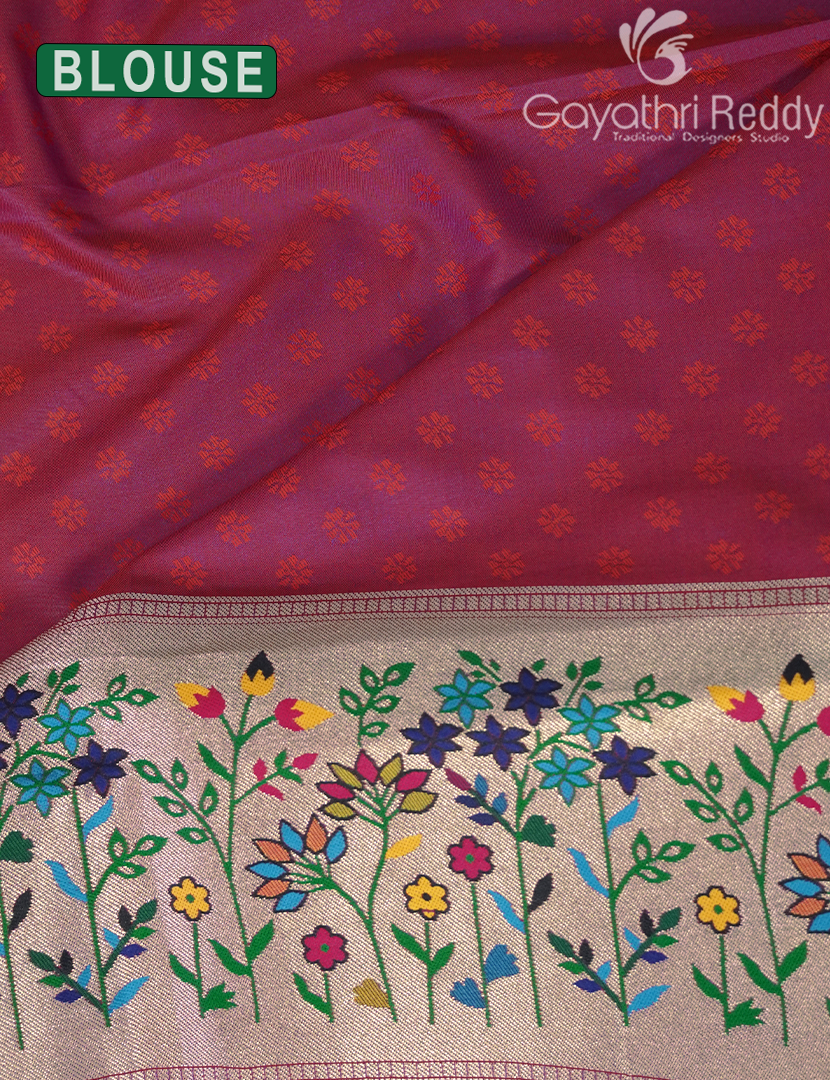 SEMI PAITHANI SAREE-SPS45