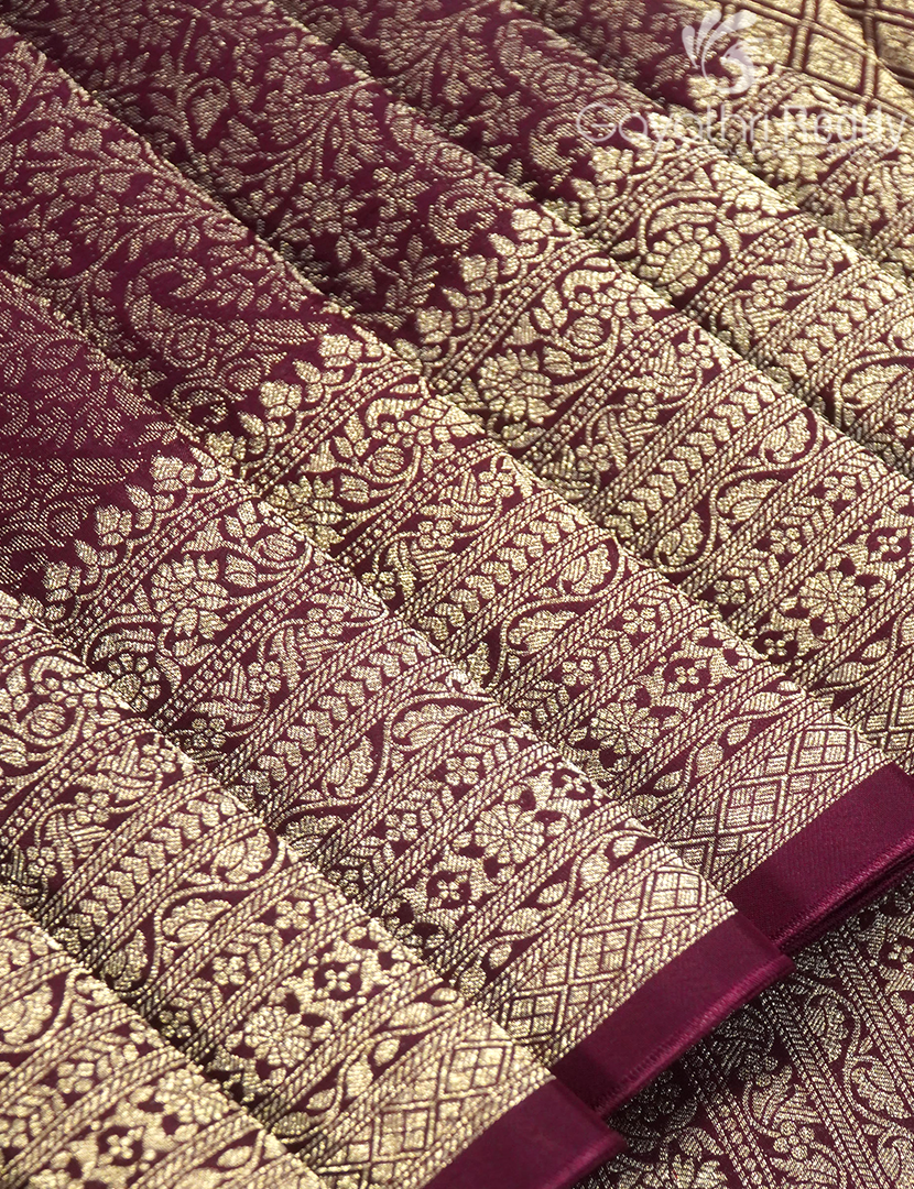 MYSORE CREPE BROCADE SAREE-MCB41