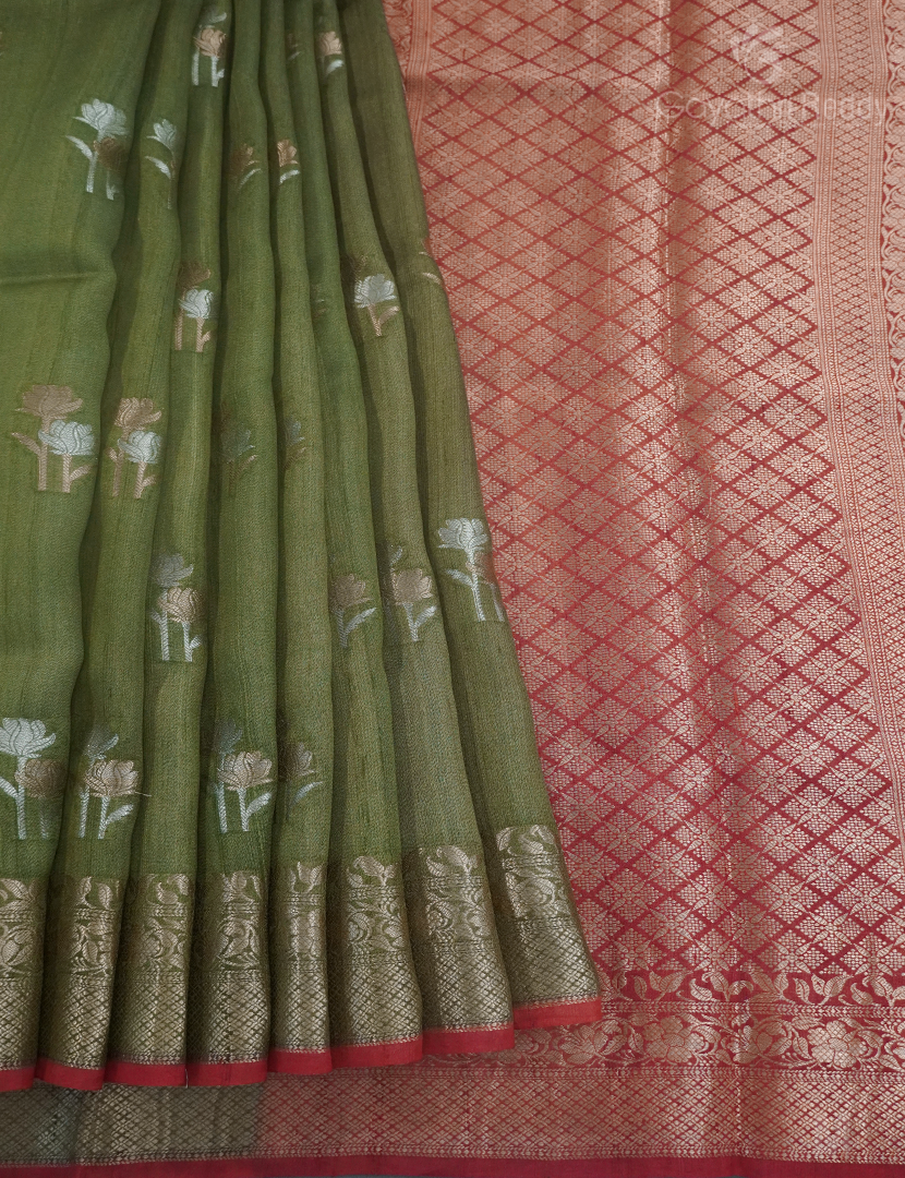 DESI TUSSAR SILK ZARI-TS1500
