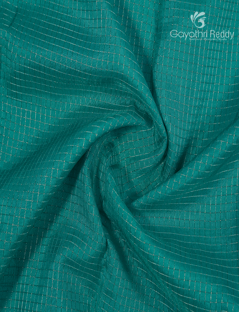 Semi Mysore Crepe Saree in Sea Foam Green