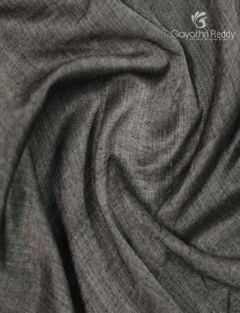 Pure Narayanpet Cotton Saree in Grey
