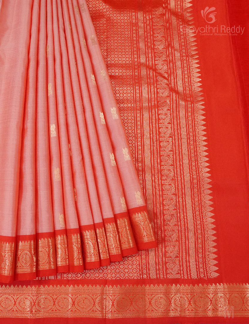 PURE KANCHI PATTU SMALL BORDER-KP7795