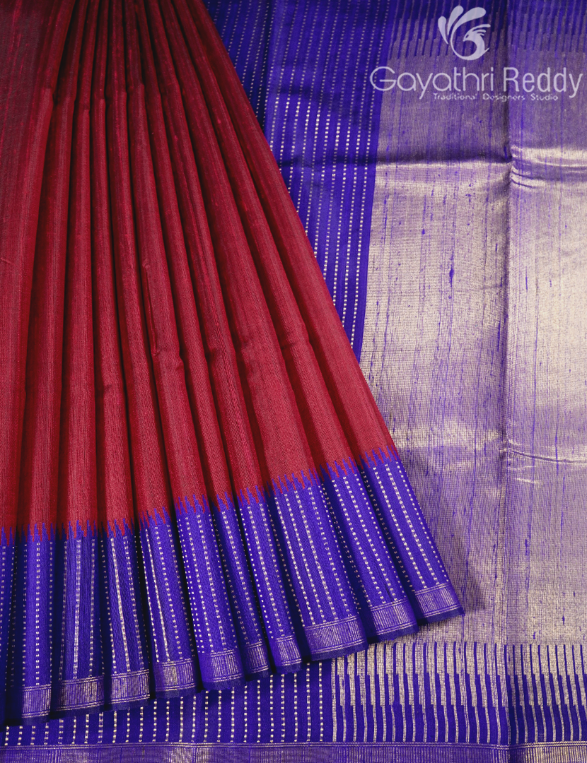 PURE KHADI PATTU SAREE-KHP1419