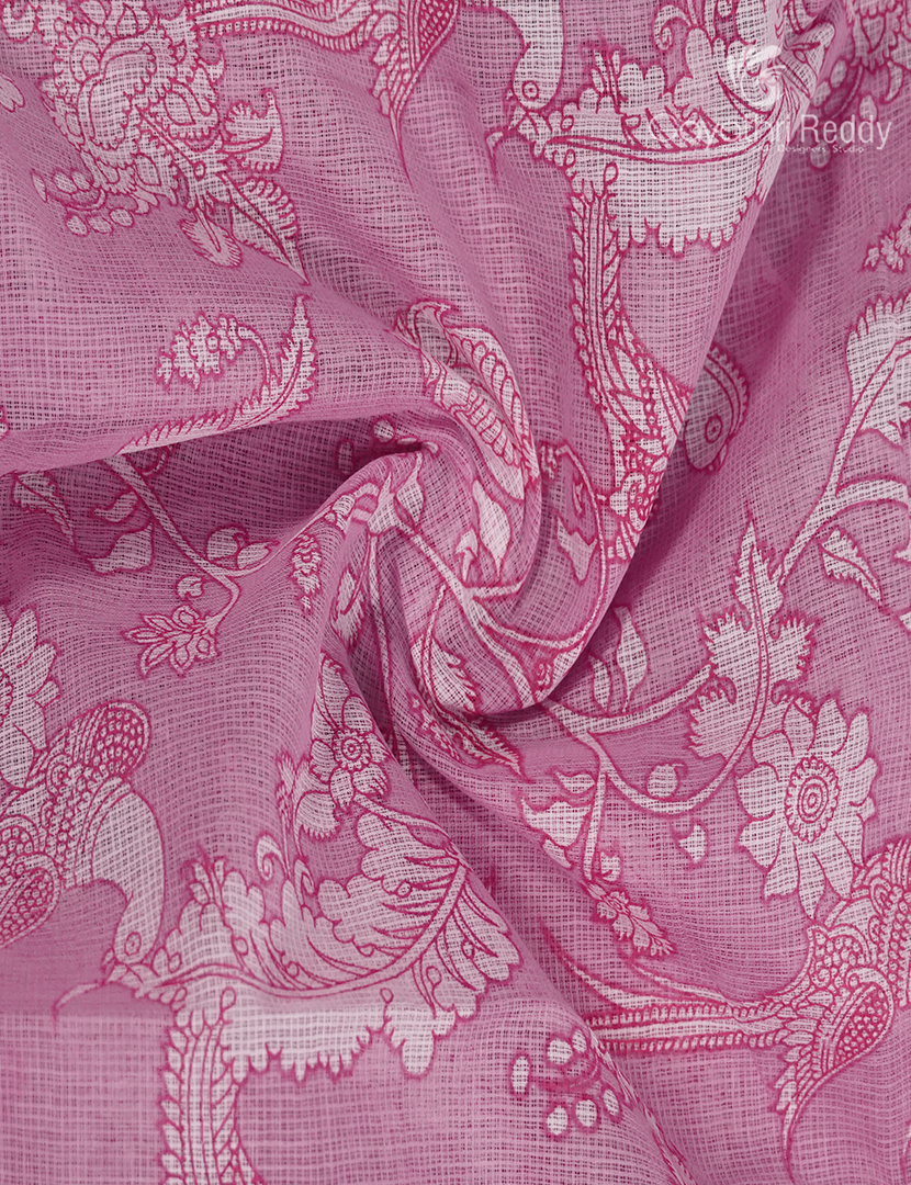 Munga Cotton Saree in Baby Pink and Deep Pink