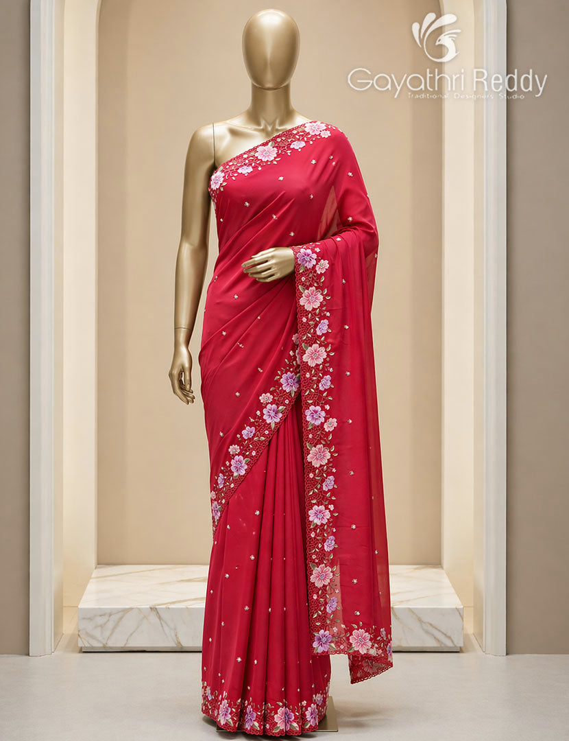 SEMI DUPION SILK SAREE-SDS91