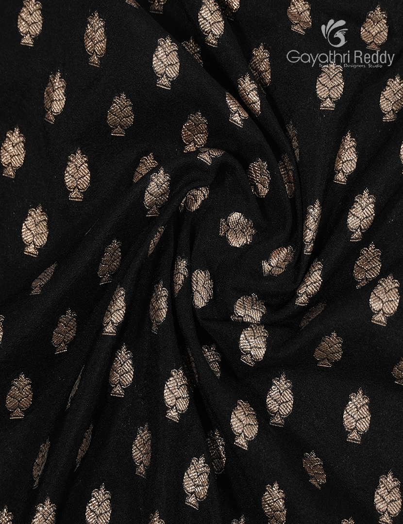 Banaras Georgette Saree in Black