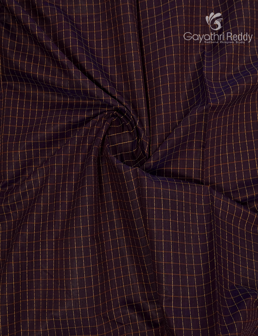 Kanchipuram Sico Saree in Deep Violet and Magenta