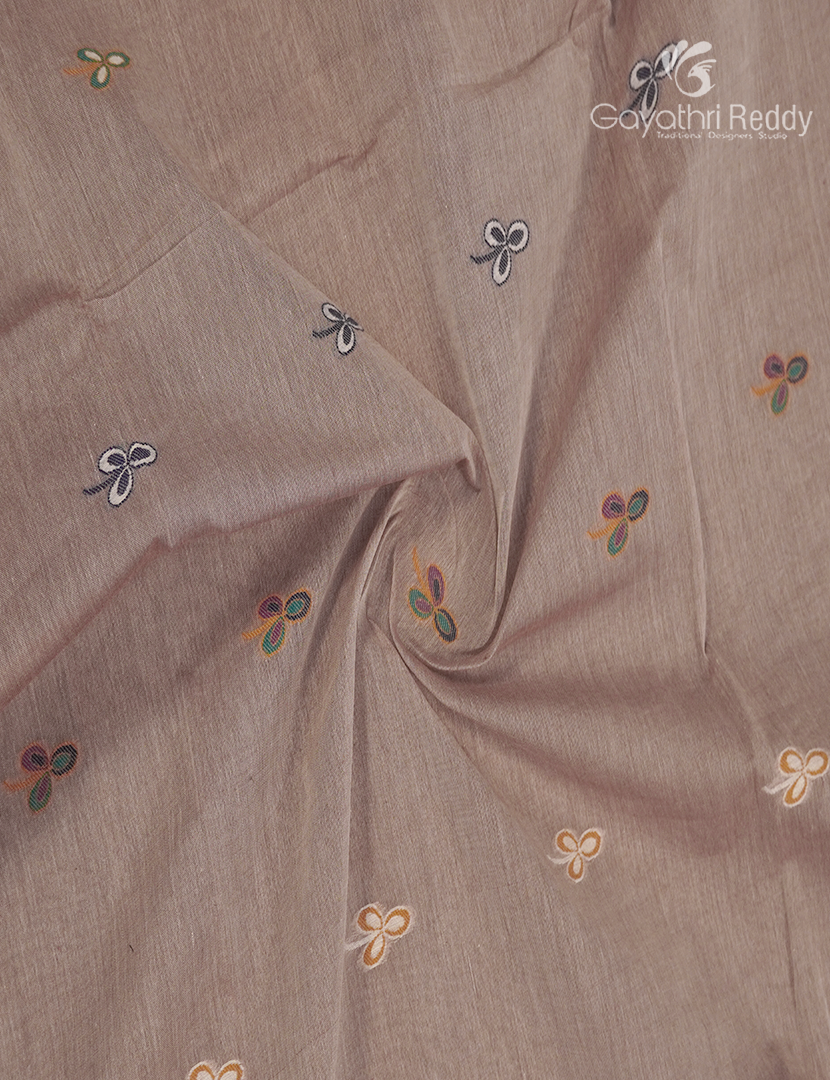 Jamdani Cotton Saree in Beige