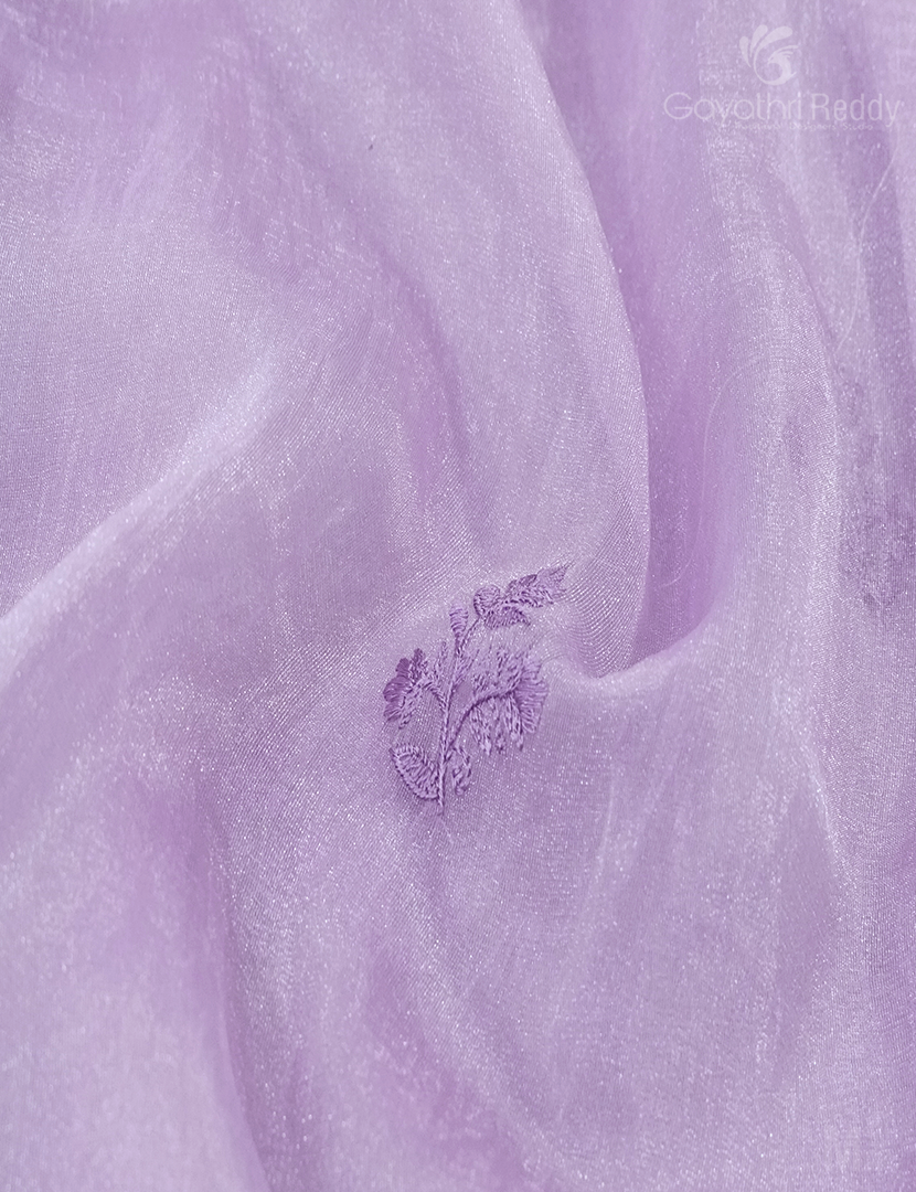 GLASS ORGANZA HANDWORK SAREE-FO715