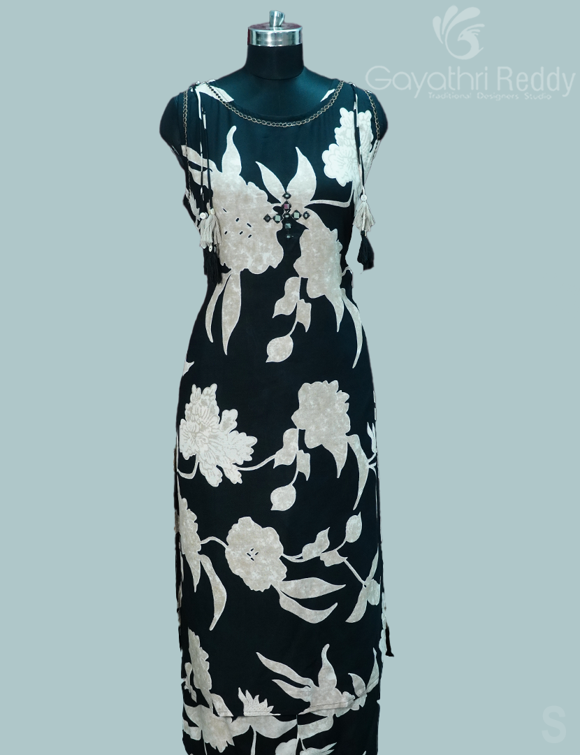 READYMADE DRESS SET(2PC)-KDS1104