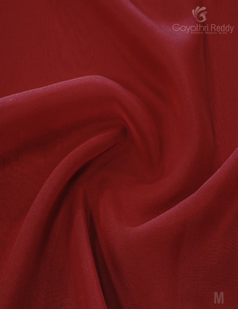 INDIAN CREPE FANCY WITH READYMADE BLOUSE-FA4322