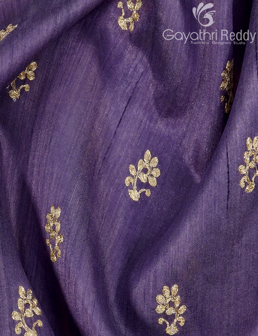 TUSSAR PITTA WORK SAREE-TPW7