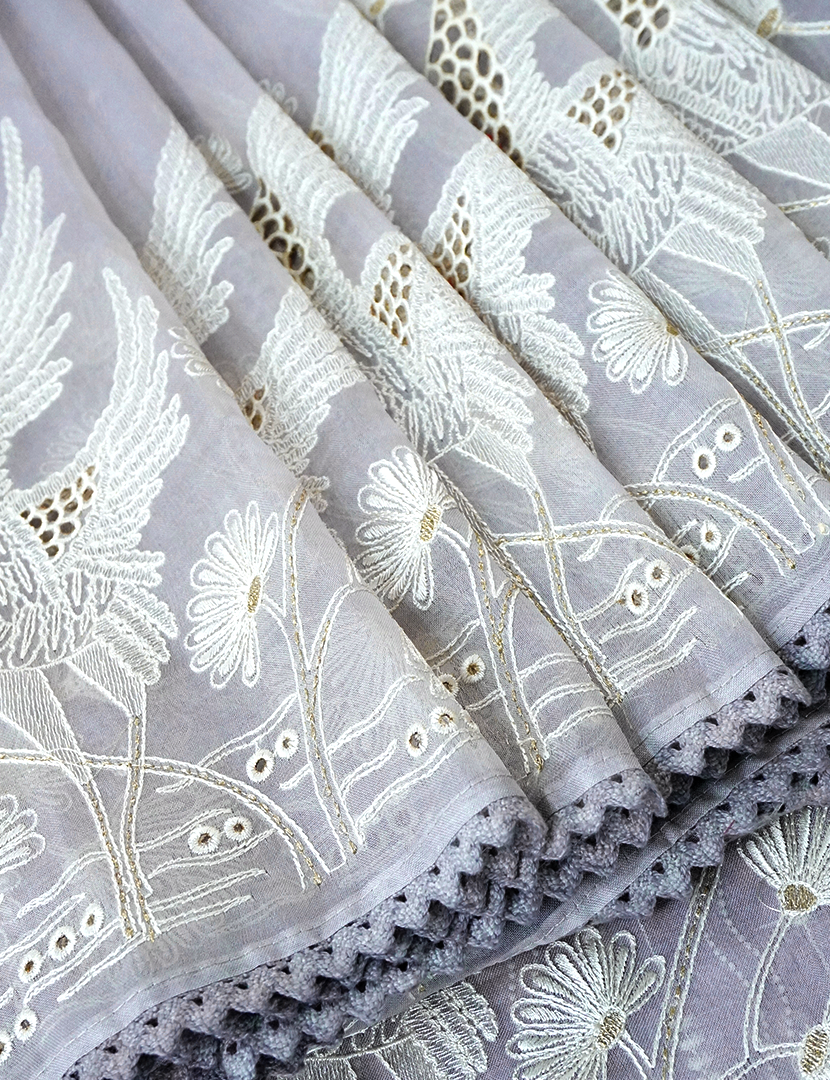 PURE ORGANZA SILK -POF153