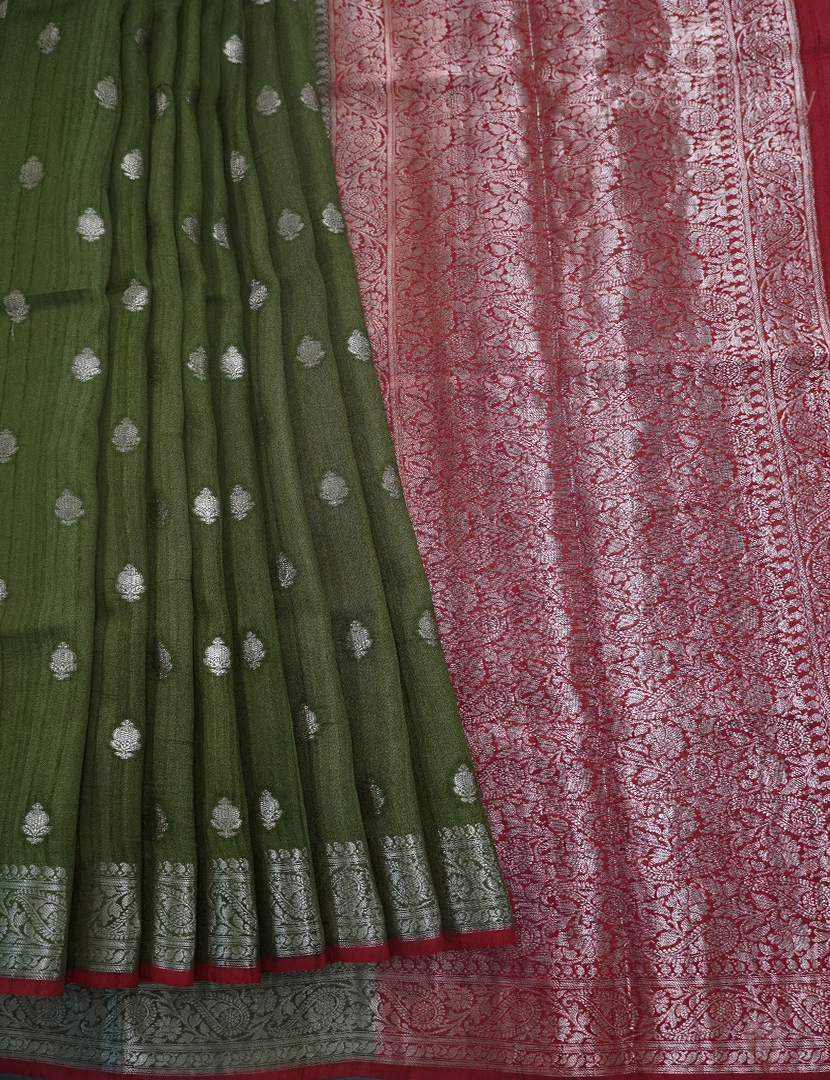 DESI TUSSAR SILK ZARI-TS1501