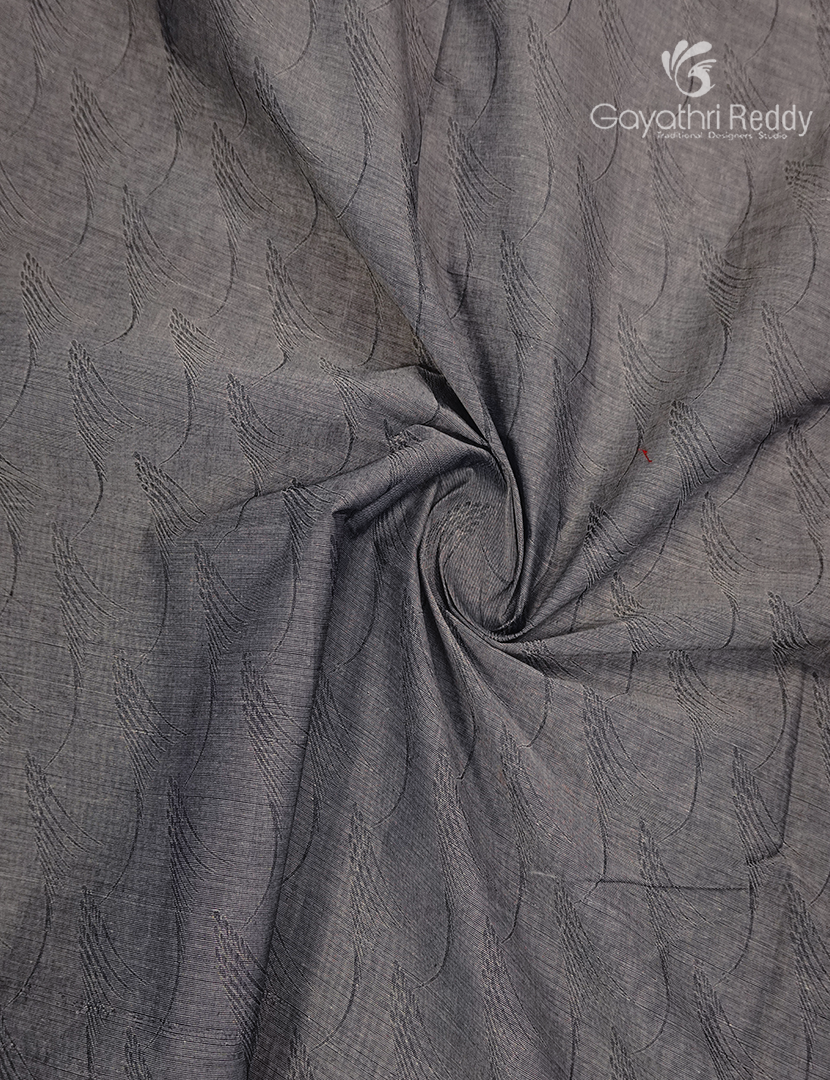 Pure Kanchi Cotton Saree in Grey