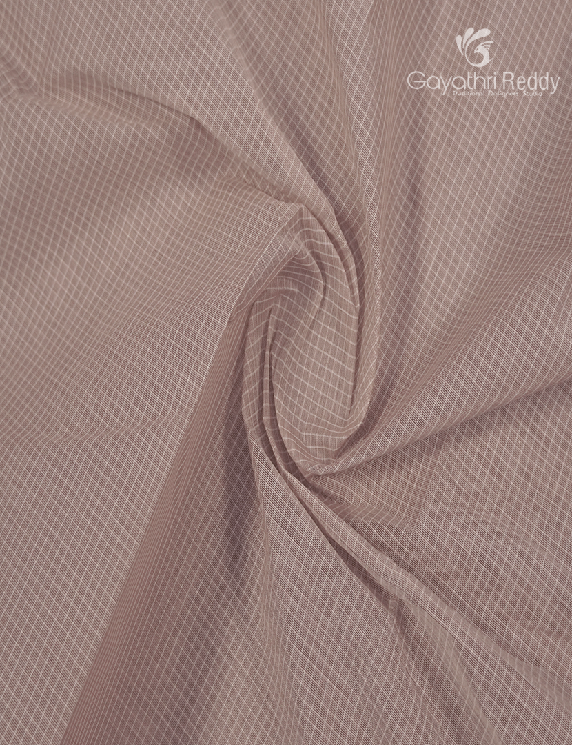 Pure Kanchi Cotton Saree in Light Cream