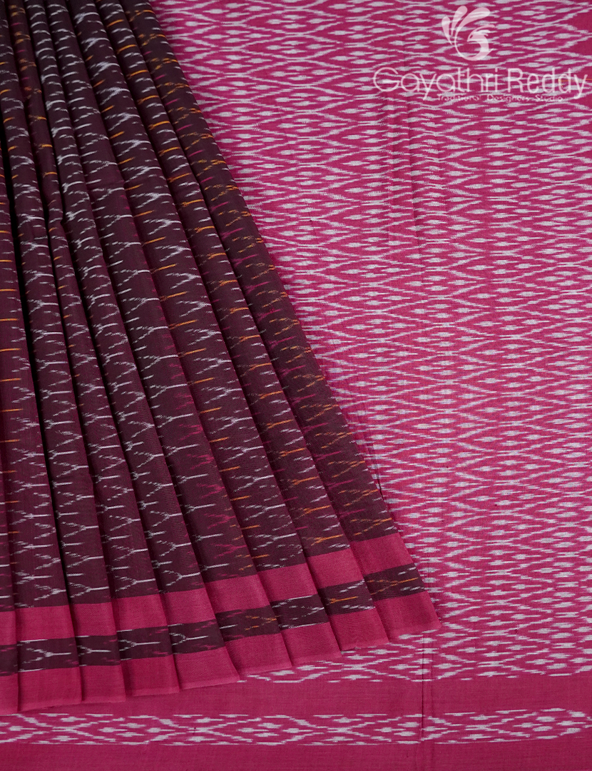 PURE IKKAT COTTON SAREE-IKC1077