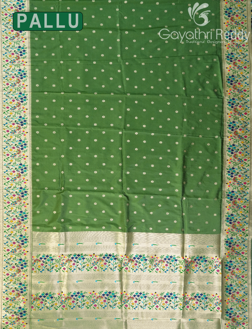 SEMI PAITHANI SAREE-SPS48