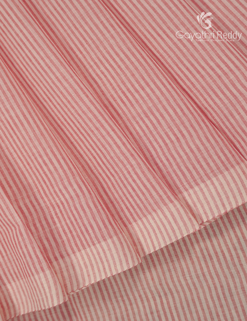 Pure Kanchi Cotton Printed Saree in Baby Pink