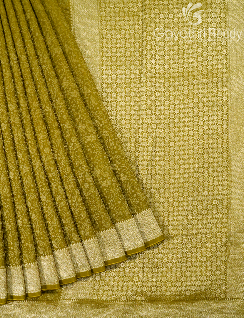 MYSORE CREPE BROCADE SAREE-MCB14