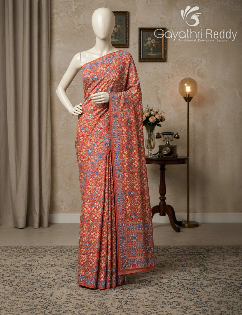 CHANDERI SILK SAREE-CPS1101