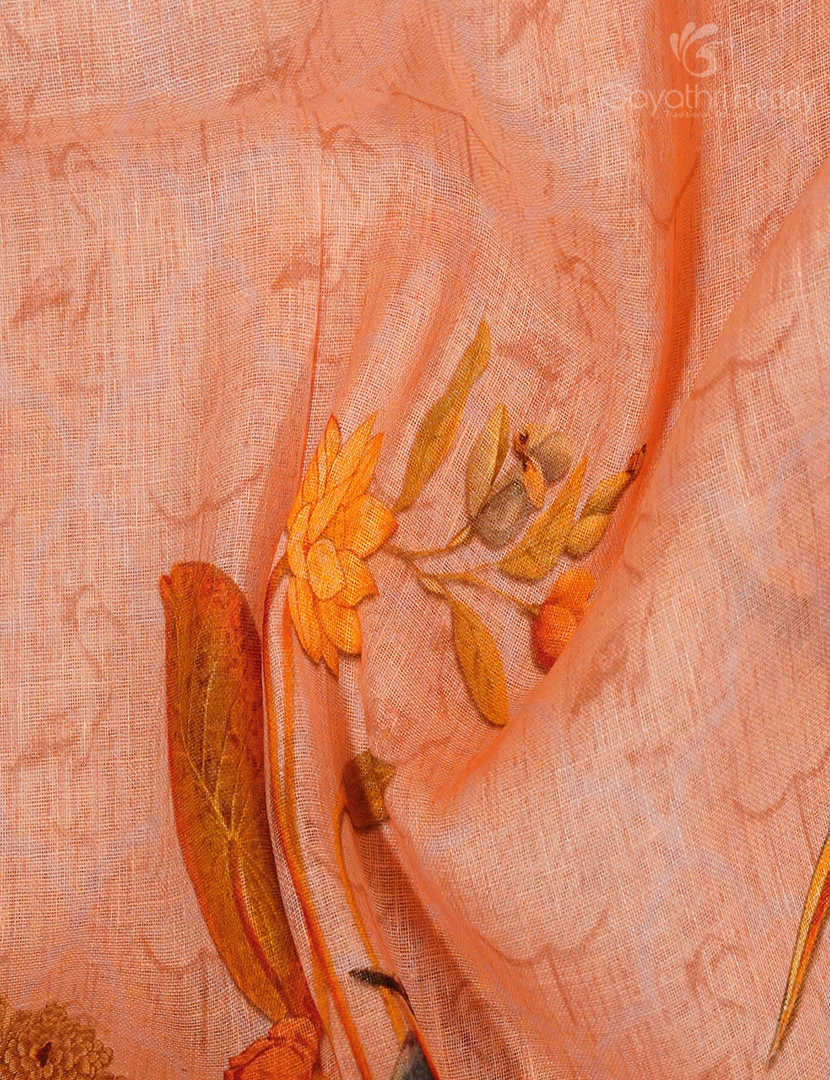 PURE LINEN SAREE-L1319