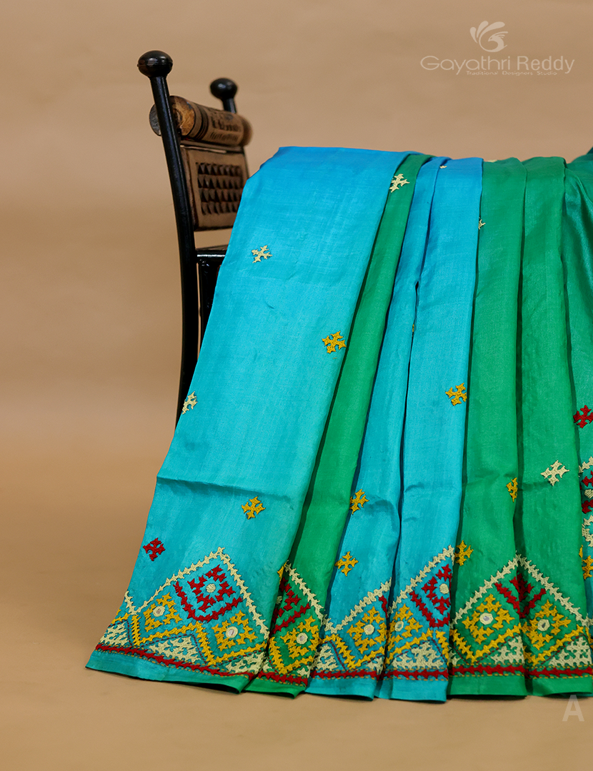 PURE TUSSAR KUTCH WORK-TS836