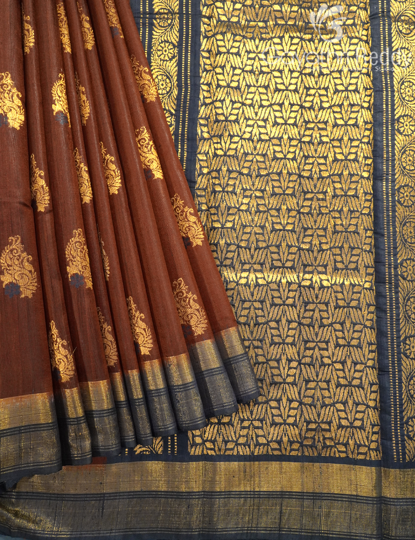 PURE KHADI PATTU SAREE-KHP1218