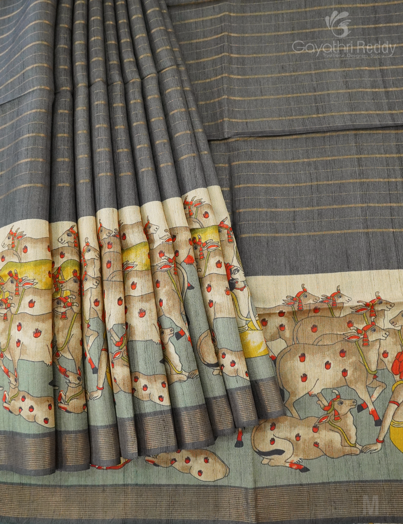 PURE DESI TUSSAR SILK-TS1320