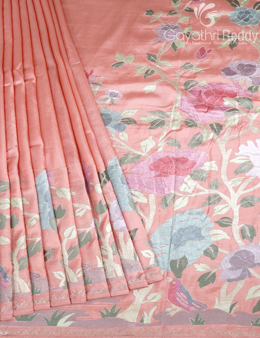 DUPION SILK FANCY SAREE -DSF18