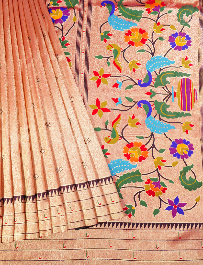 SEMI PAITHANI SAREE-SPS69