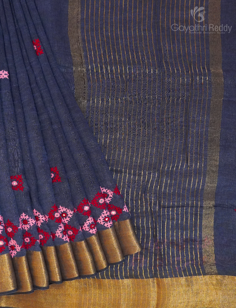 PURE LINEN HAND WORK-LH364