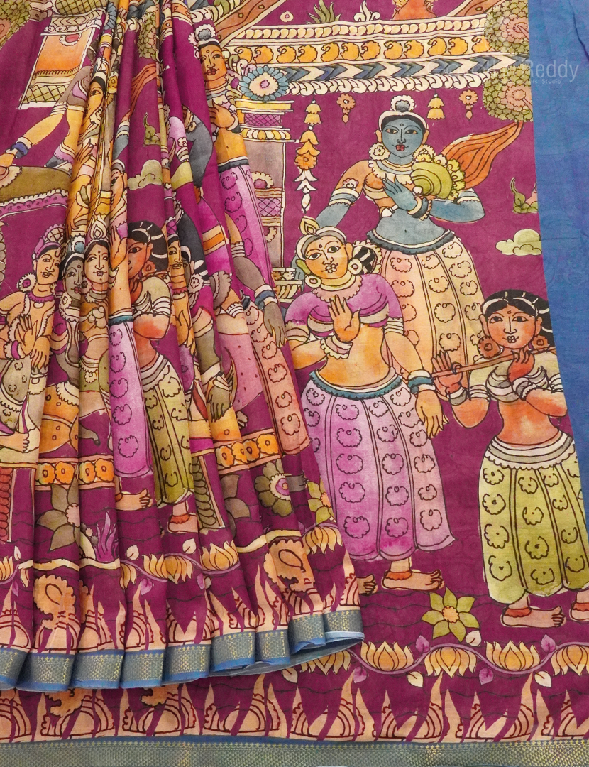 PURE KALAMKARI KHADI COTTON-KKC118
