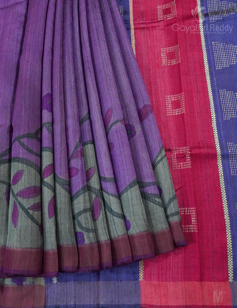 PURE DESI TUSSAR SAREE-TS1314