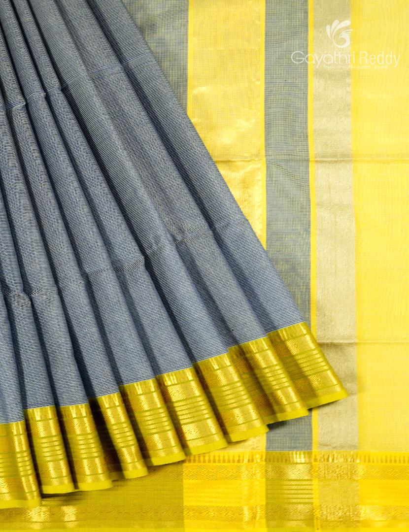 PURE CHANDERI MEDIUM BORDER SAREES -CPS1211