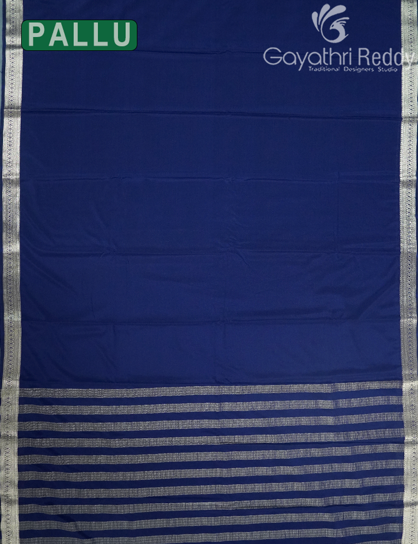 SEMI MYSORE CRAPE SAREE-SMC342