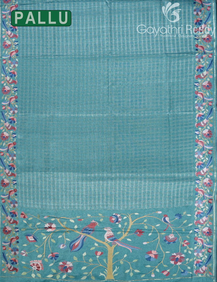 KHADI SILK WORK SAREE-KSW35