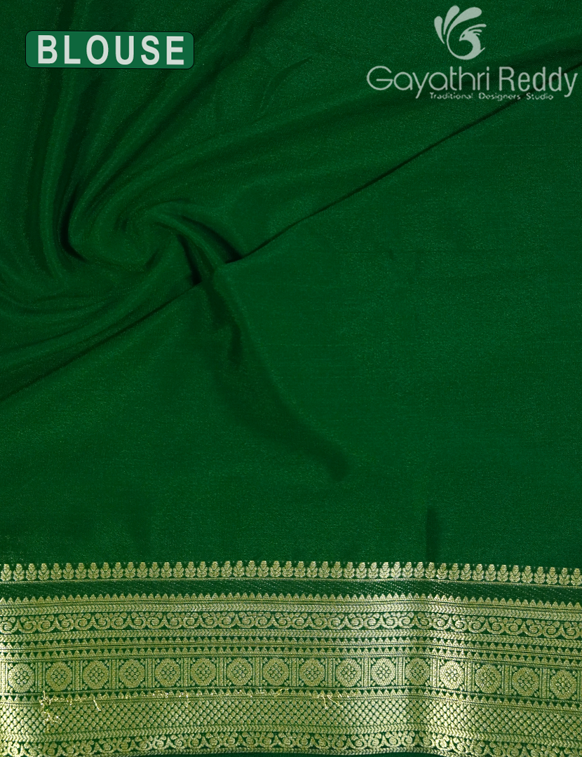 SEMI MYSORE CREPE SAREE-SMC391