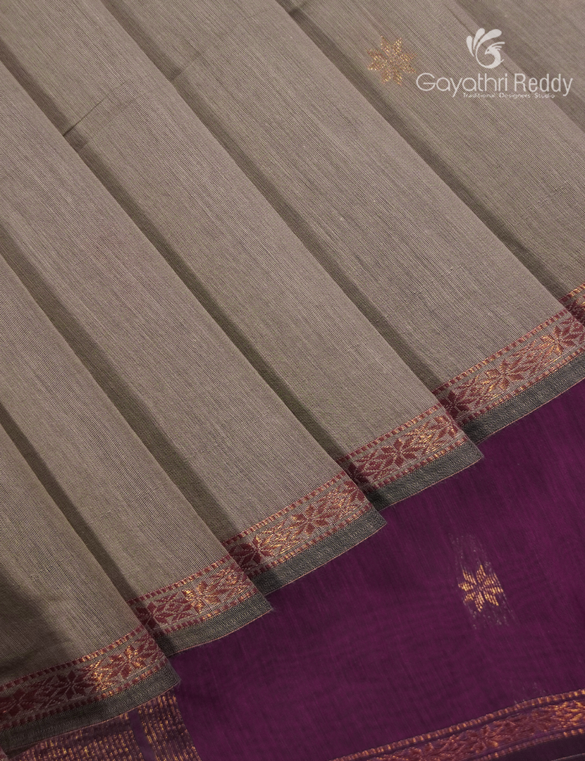 Sico Saree in Grey and Magenta