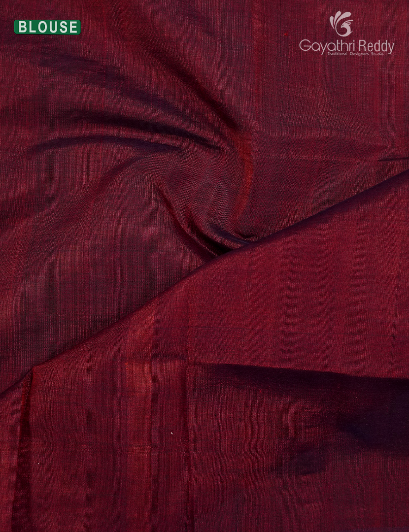 Pure Arani Sico Saree in Deep Maroon
