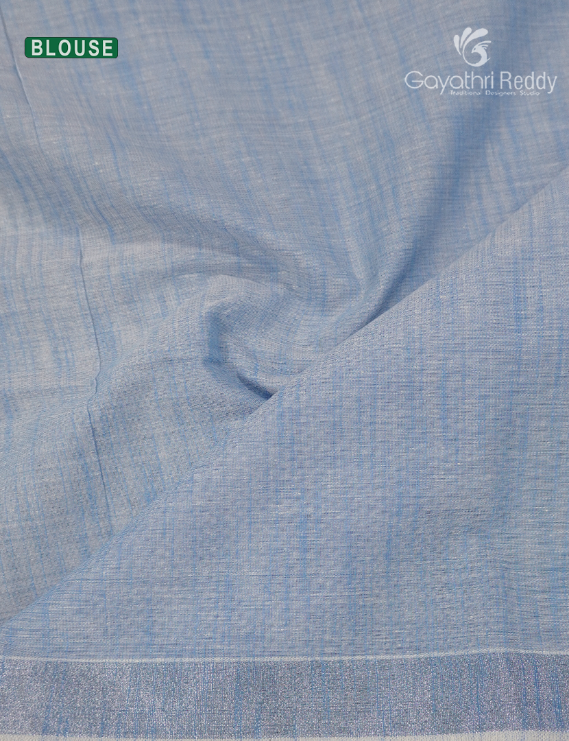 Pure Kanchi Cotton Printed Saree in Ivory