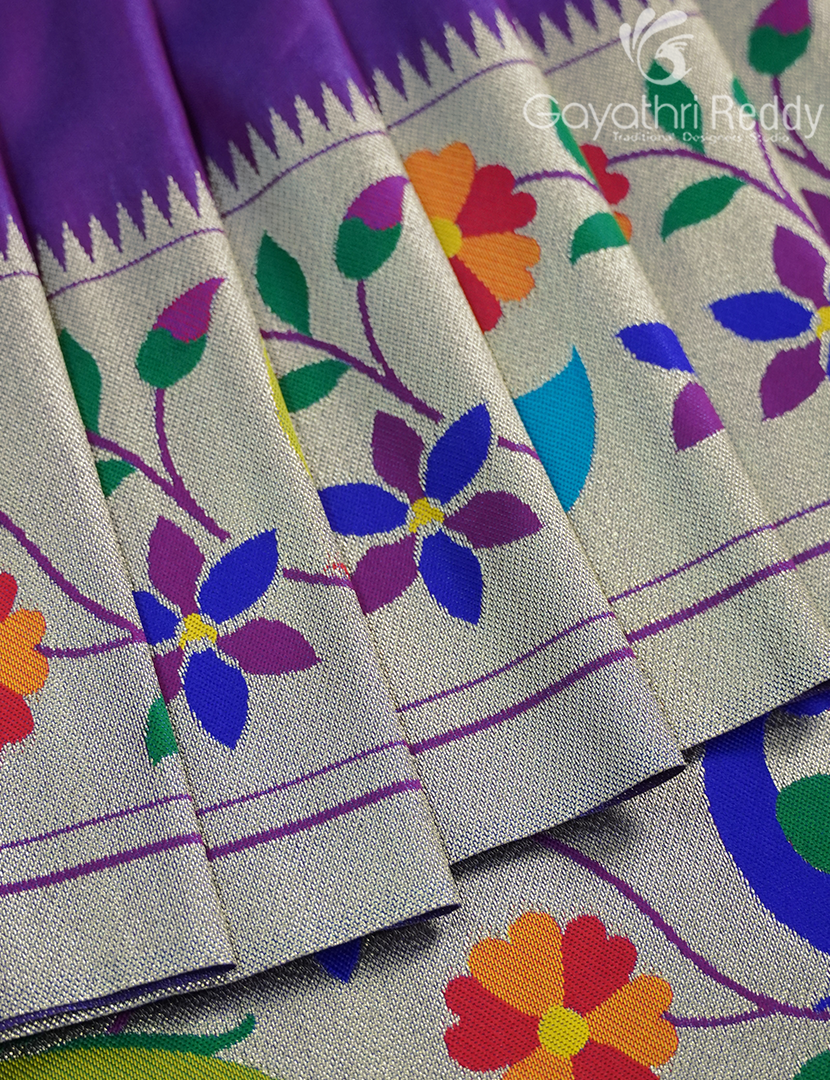 SEMI PAITHANI SAREE-SPS50