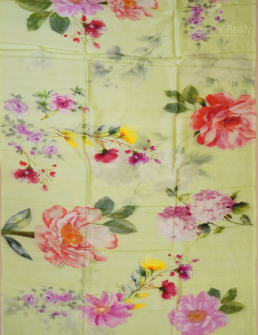 PURE DESI TUSSAR ORGANIC PRINTED-TS1131