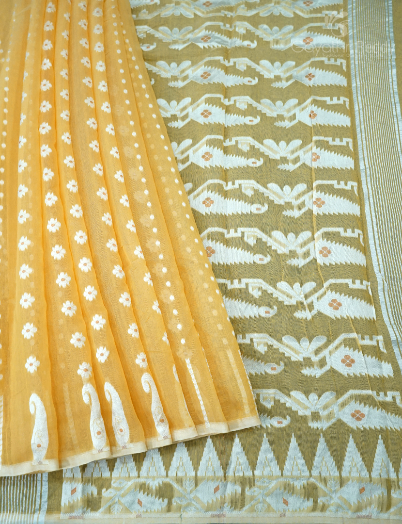 JAMDANI COTTON(WITHOUT BLOUSE)-JMC460