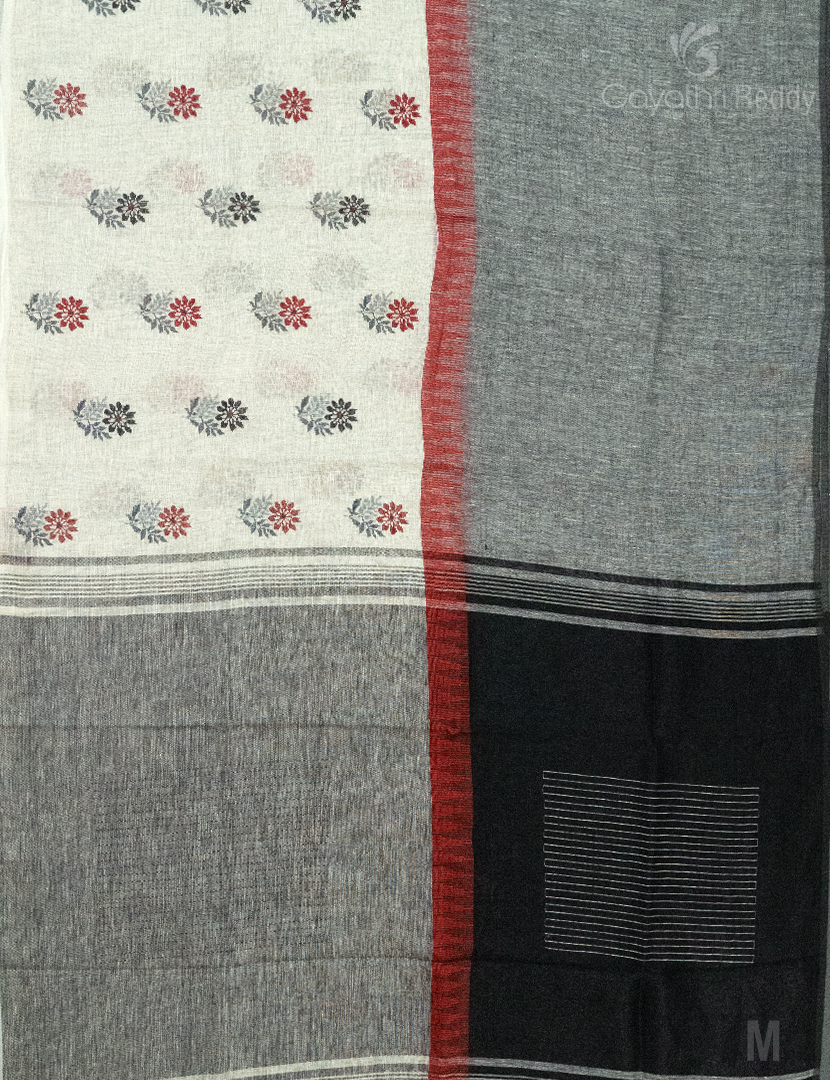 PURE LINEN SAREE-L1350