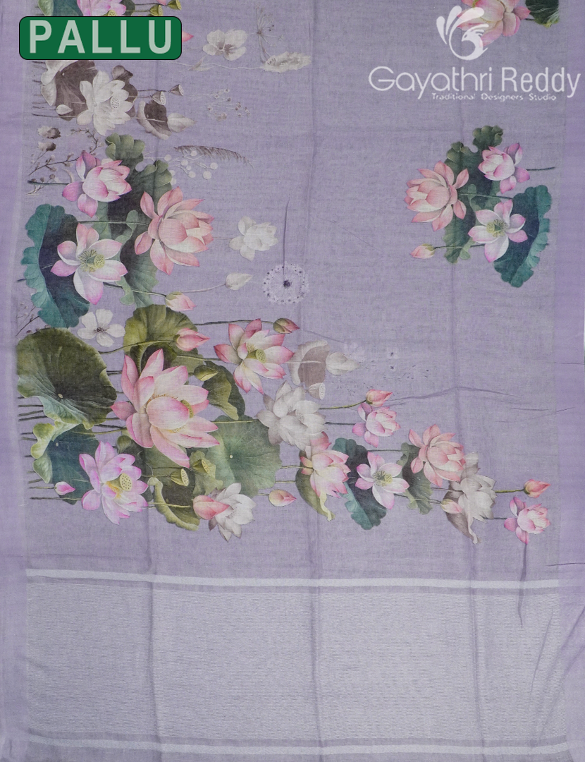 PURE LINEN SAREE-L1440