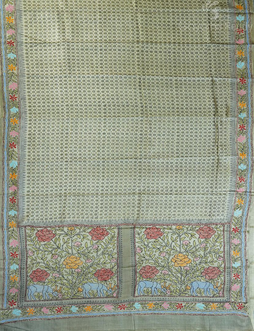 PURE DESI TUSSAR KANTA WORK-TS1517