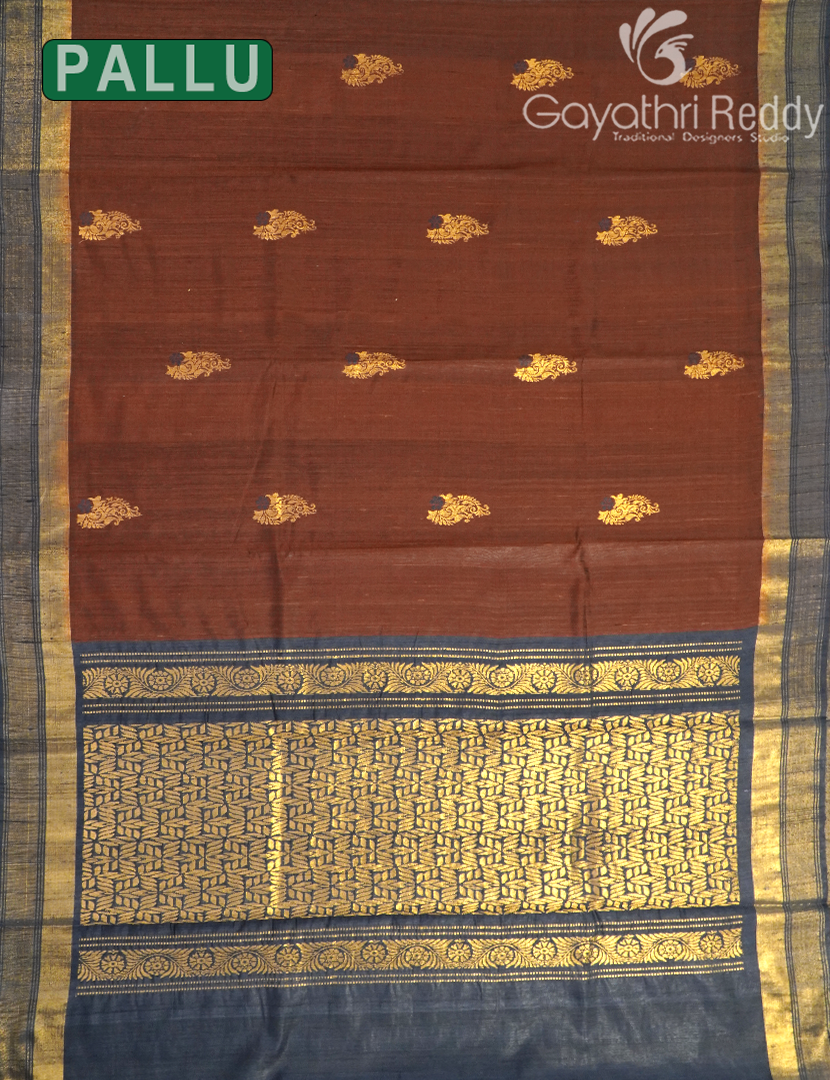 PURE KHADI PATTU SAREE-KHP1218